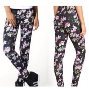 Adidas Originals Orchid Print Black Leggings